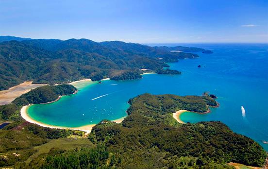 Aerial view of Anchorage Bay