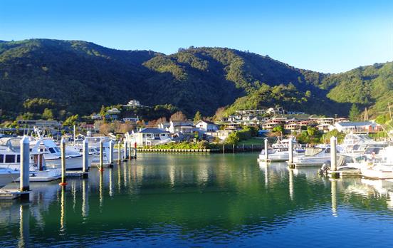 Picturesque Picton harbour