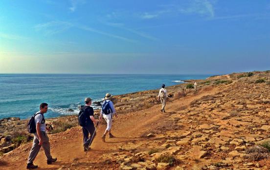 Walk along coastal trails