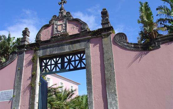 Colourful architecture in Ponta Delgada