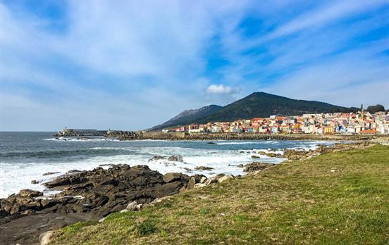 Views as you walk into A Guarda