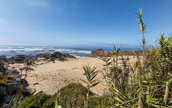 Take in the beautiful rugged coastal sections