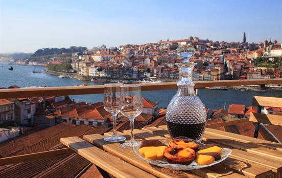 Sip on ruby port whilst in relaxing in Porto
