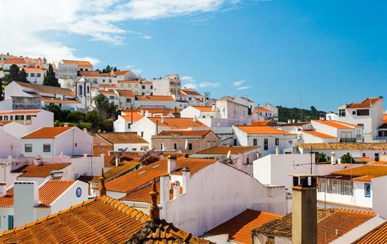 The whitewashed village of Odeceixe