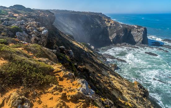 Dramatic cliff views on every walking day