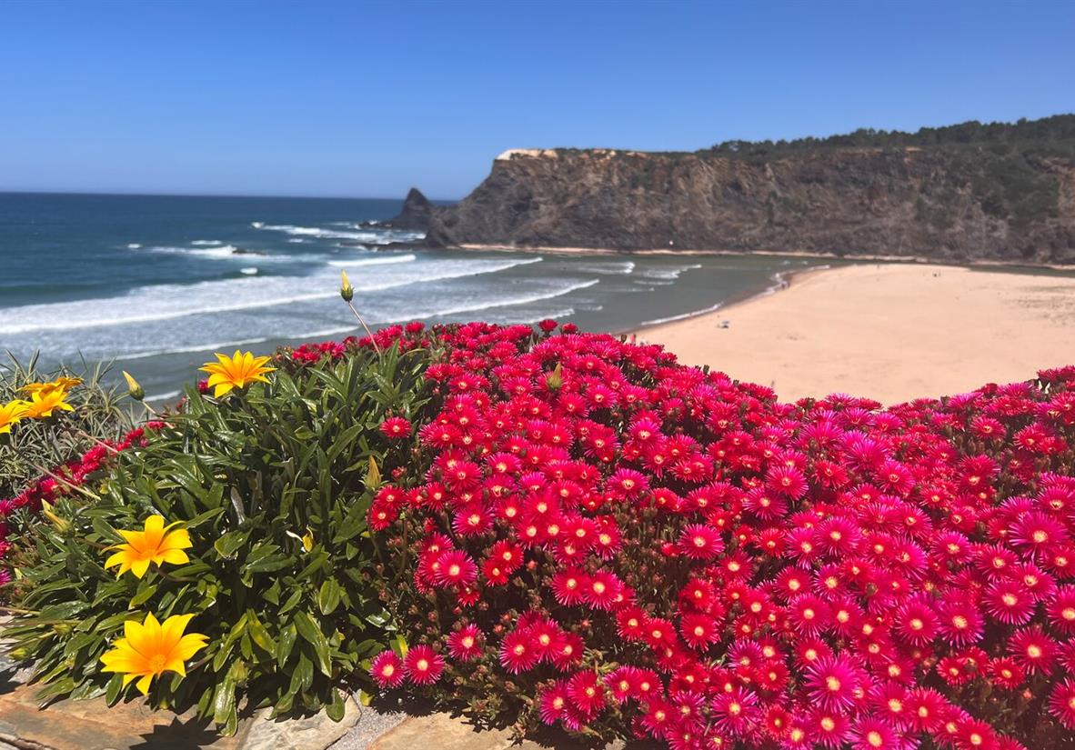 The beautiful Odeceixe beach