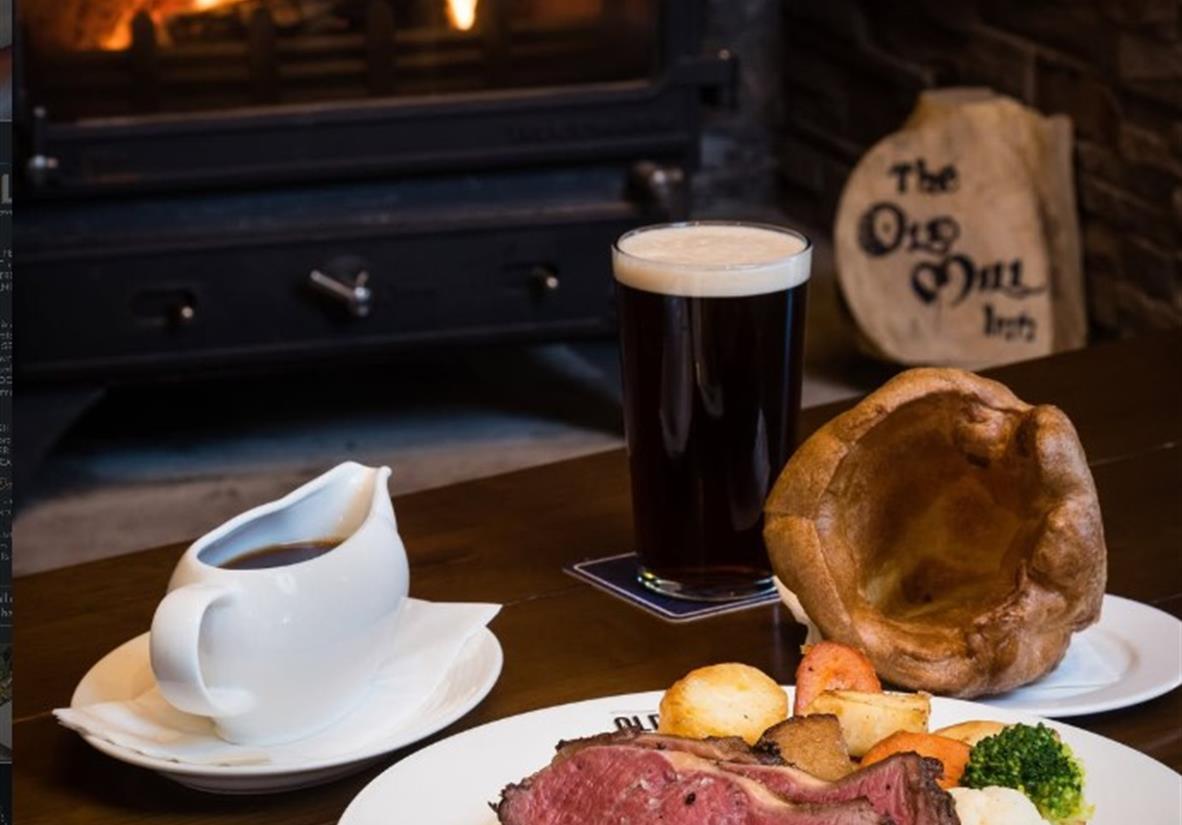 Sunday dinner at the Old Mill, Pitlochry