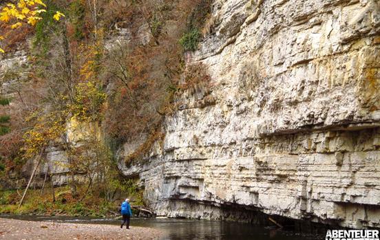 Die Felsengalerie in der Wutachschlucht