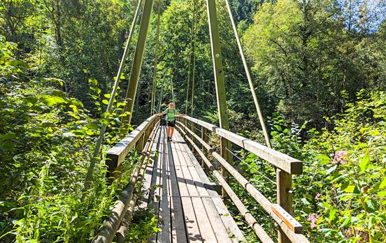 Der Rümmelsteg über die Wutach