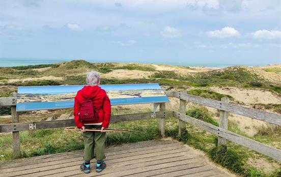 Blick über die Dunes de la Slack
