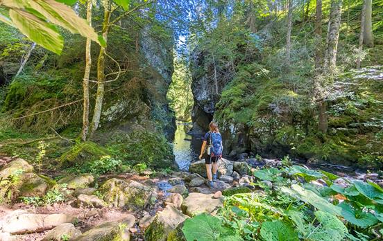 Blick auf den Rechenfelsen