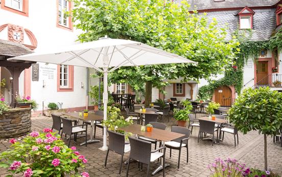 Die gemütliche Terrasse ©Deutschherrenhof