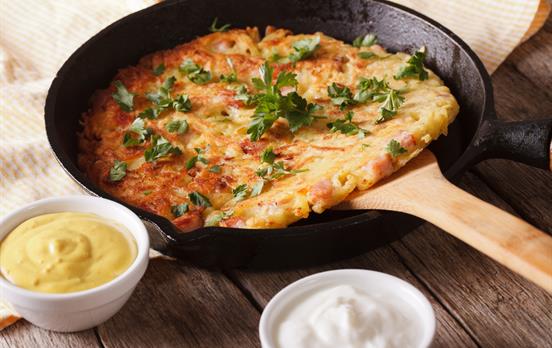 Enjoy some classic Roesti in Gstaad