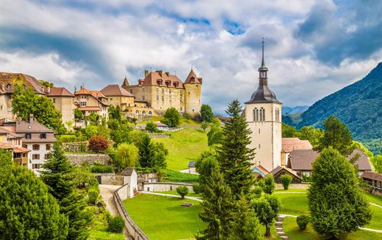 Wander the cobbled streets of medieval Gruyres