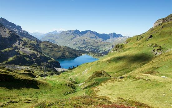 Alpine lake views