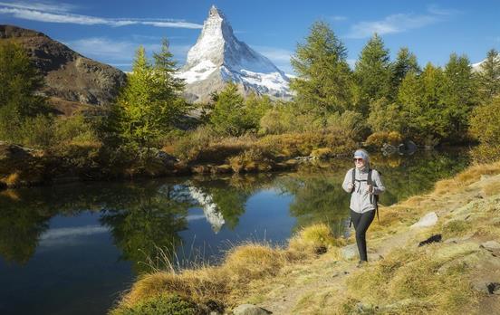 Enjoys walks around the base of the iconic Matterh