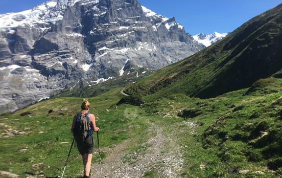 Follow peaceful mountain trails