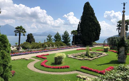 Die schönen Gärten der Isola Bella