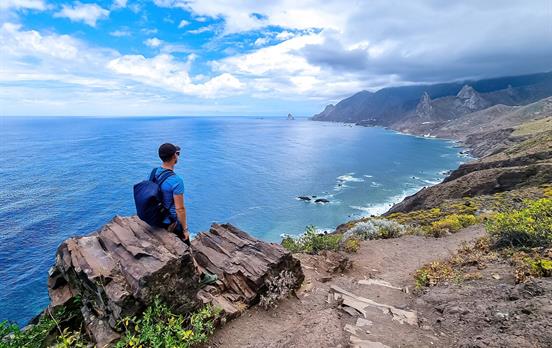 Wonderful views over the dramatic Anaga coastline