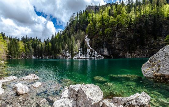 Black Lake, in the Valley of The Triglav Lakes