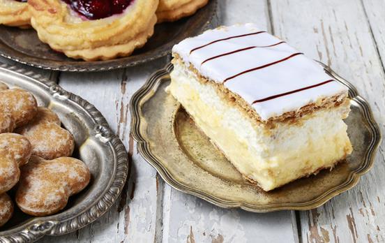 Indulge in Lake Bled's famous and very tasty cream