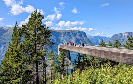 Der Aussichtspunkt Stegastein