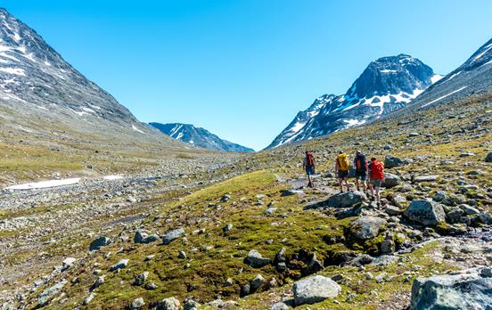 Wanderer im Svartdalen