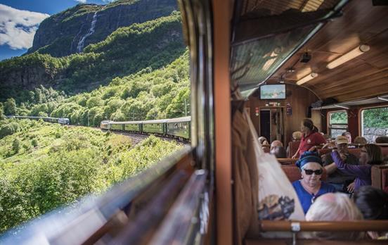 Das historische Ambiente der Flåmsbana