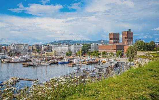 Der Hafen von Oslo