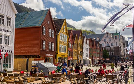 Bryggen - die Altstadt von Bergen