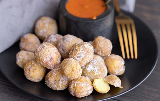 Papas Arrugadas and Mojo Picon