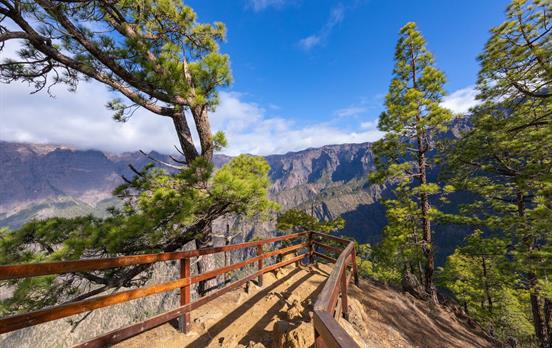 Viewpoint. Caldera de Teburiente National Park