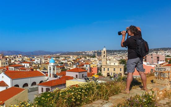 Ausblick auf Chania
