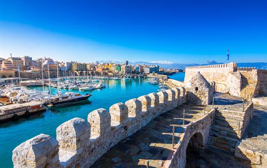 Hafen von Heraklion mit venezianischem Fort