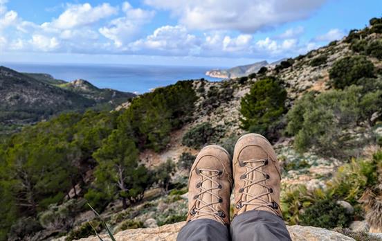 Wanderpause bei Sant Elm