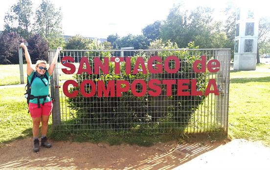 Ankunft in Santiago de Compostela