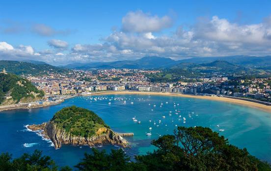 Blick auf San Sebastian