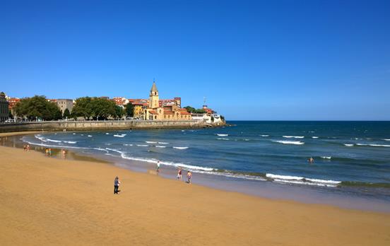 Strand bei Gijon