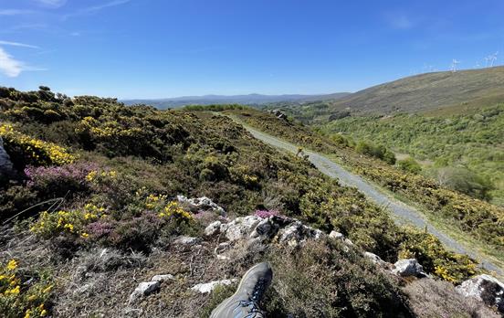Verschnaufspause entlang des Weges