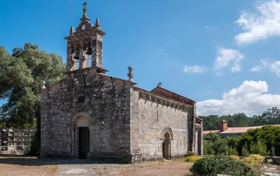 The Romanesque church at Cereixo