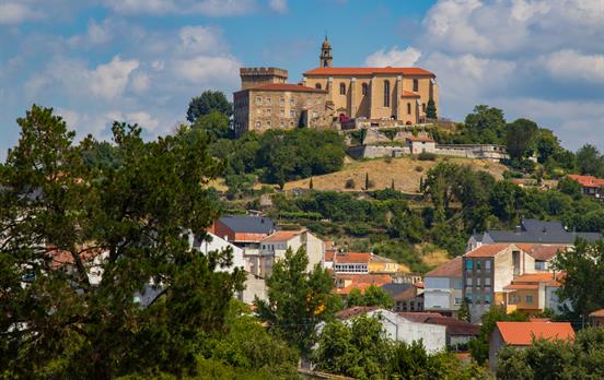 The fortress town of Monforte de Lemos