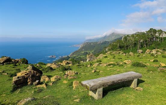 Views along the Basque coastline