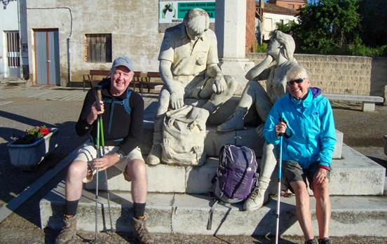 Grab a picture next to some iconic Camino statues