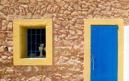 An old stone house in Formentera