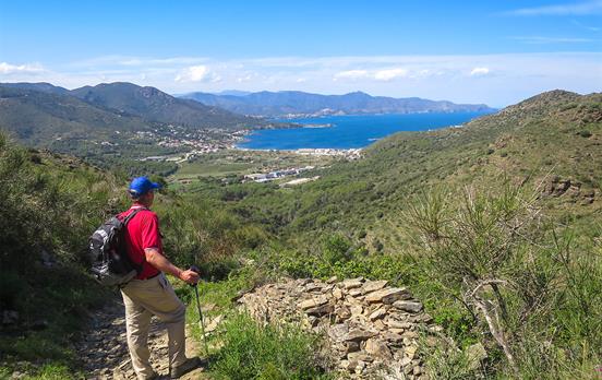 Overlooking Port de la Selva
