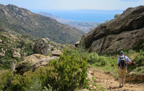 Enjoy views from high-up coastal paths