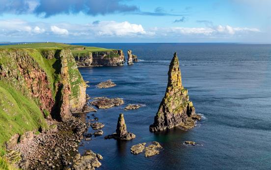 Duncansby Head sea cliffs near Thurso
