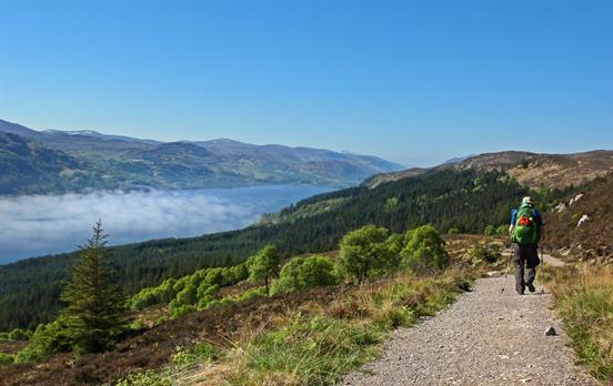 Herrliche Ausblicke auf Loch Ness