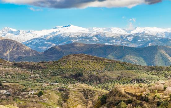 Blick auf die Sierra Nevada