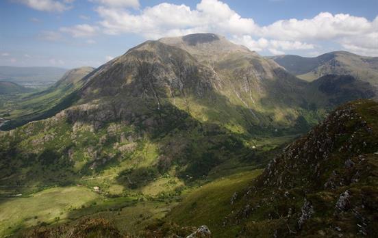 Ben Nevis - marking the end of the route